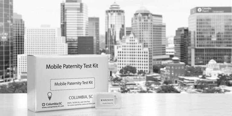 Mobile paternity test kit in Columbia, SC.